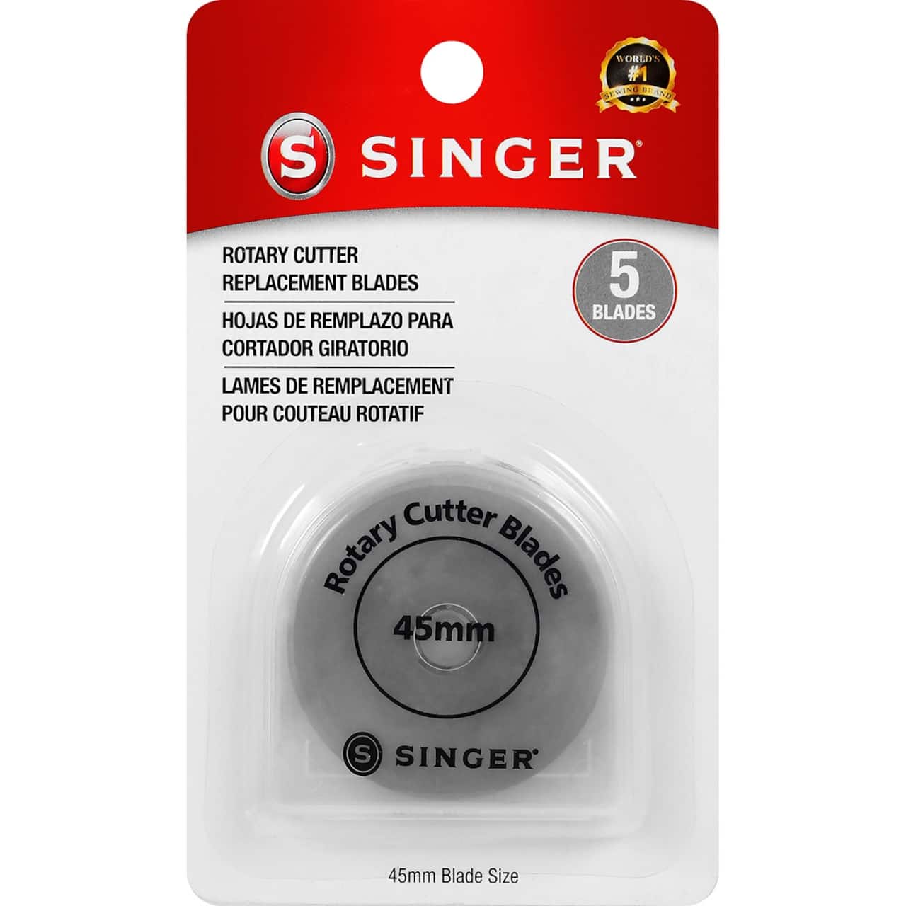 SINGER® 45mm Rotary Cutter Replacement Blades, 5ct.